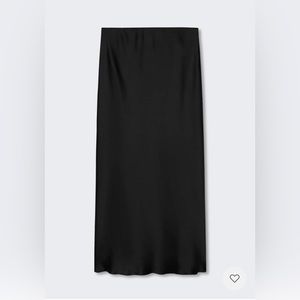 Mango satin skirt